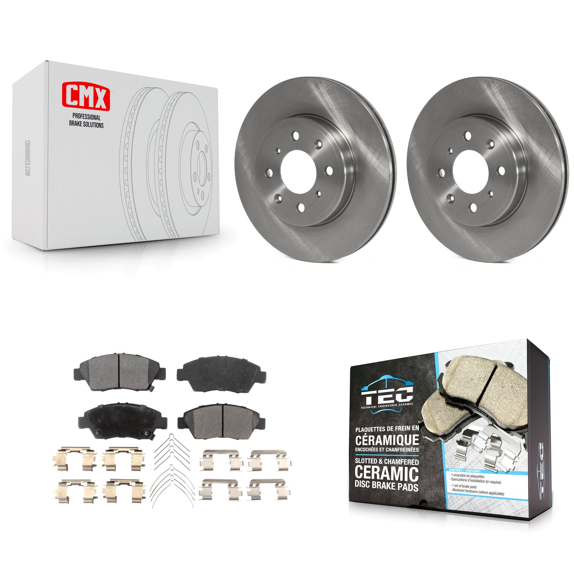 Transit Auto K8T-100673 Disc Brake Kit for 2015-2020 Honda Fit - Front product image