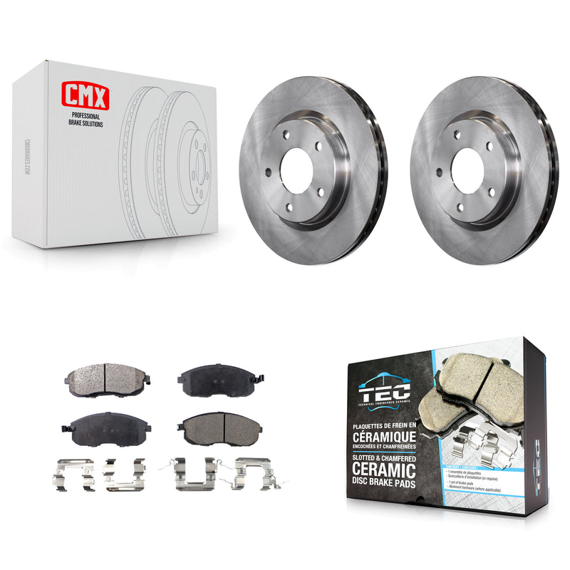 Transit Auto K8T-100676 Disc Brake Kit for 2013-2019 Nissan Sentra - Front product image