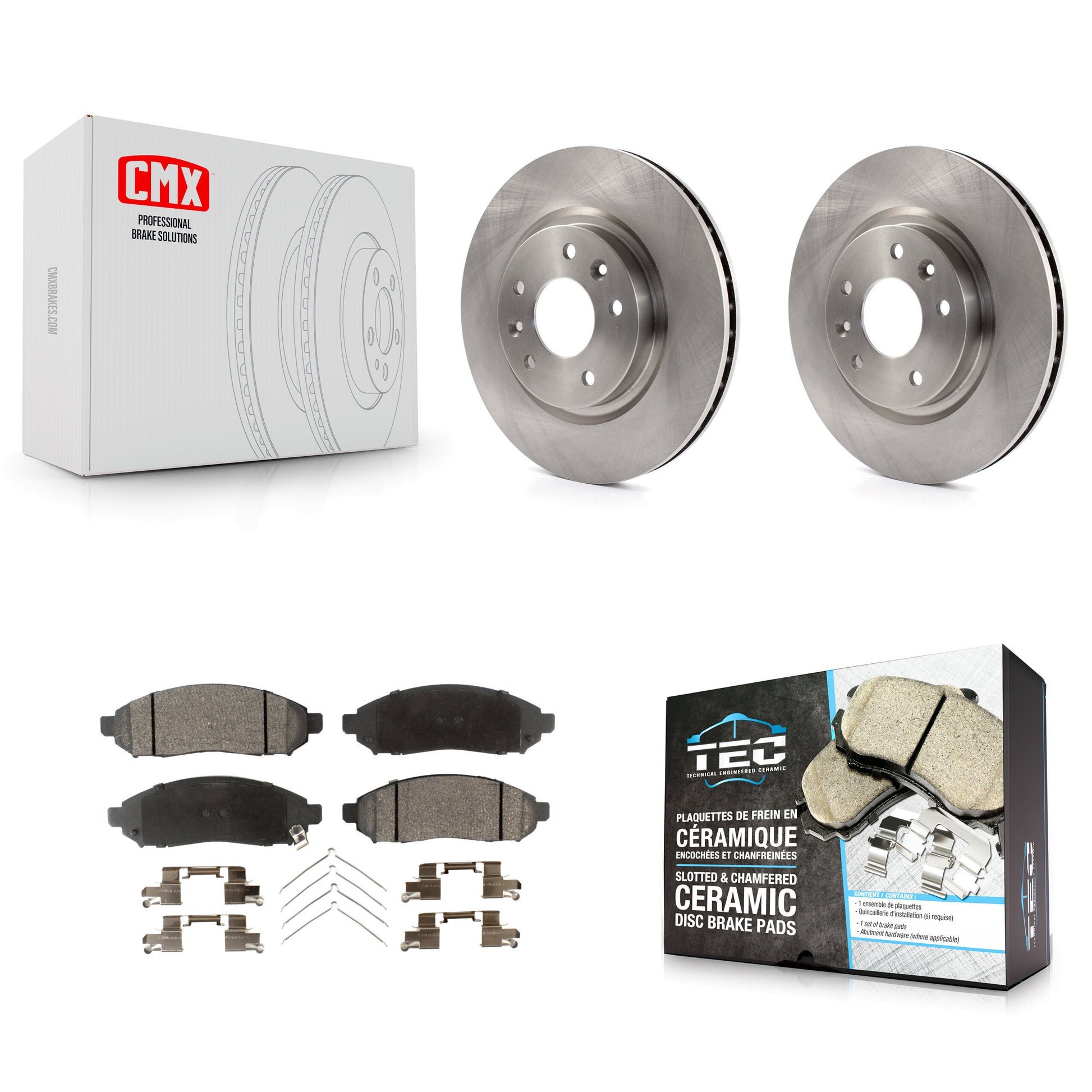 Transit Auto K8T-100680 Disc Brake Kit for 2015 Nissan LEAF - Front product image