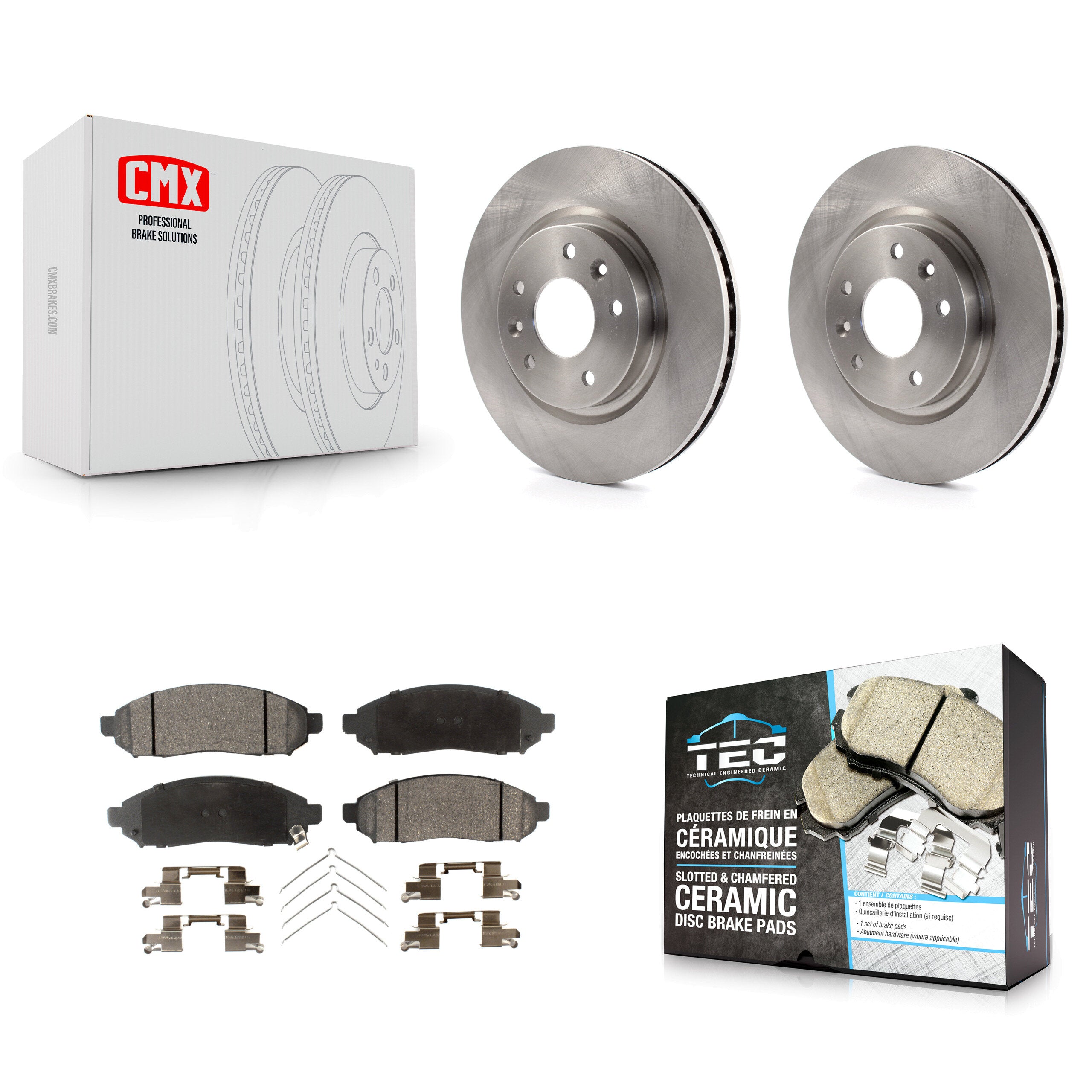 Transit Auto K8T-100680 Disc Brake Kit for 2015 Nissan LEAF - Front product image