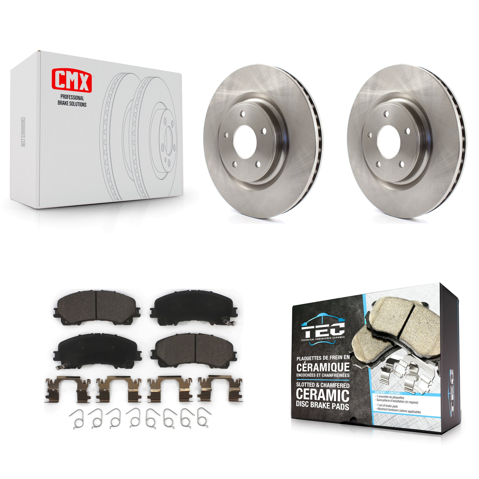 Transit Auto K8T-100684 Disc Brake Kit for 2014-2019 Nissan Rogue - Front product image