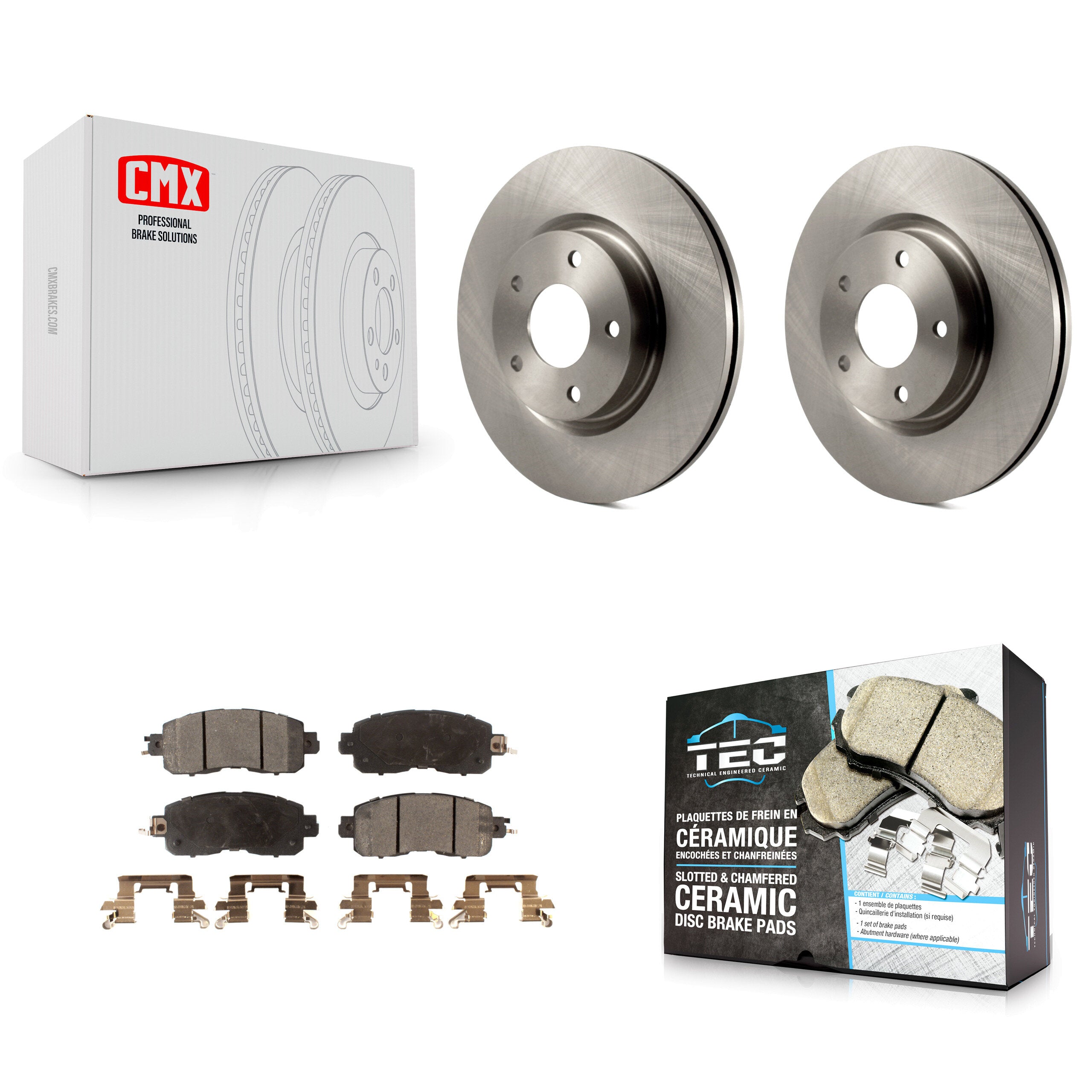 Transit Auto K8T-100685 Disc Brake Kit for 2013-2024 Nissan Altima - Front product image