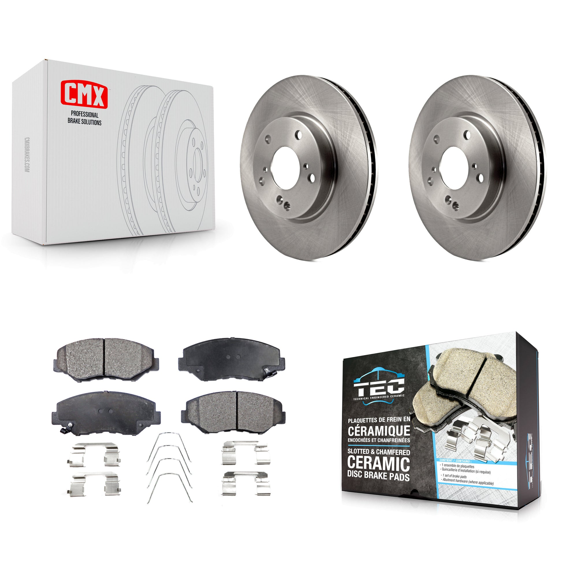 Transit Auto K8T-100693 Disc Brake Kit for 2016-2021 Honda Civic - Front product image