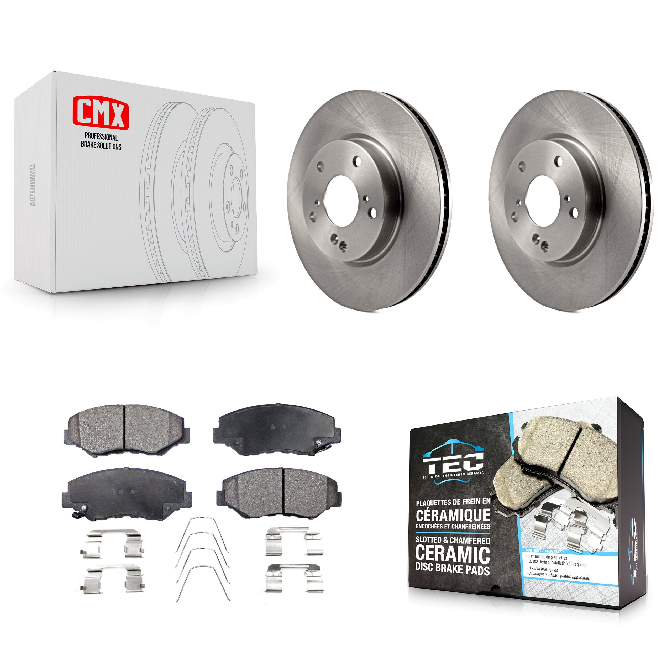 Transit Auto K8T-100693 Disc Brake Kit for 2016-2021 Honda Civic - Front product image