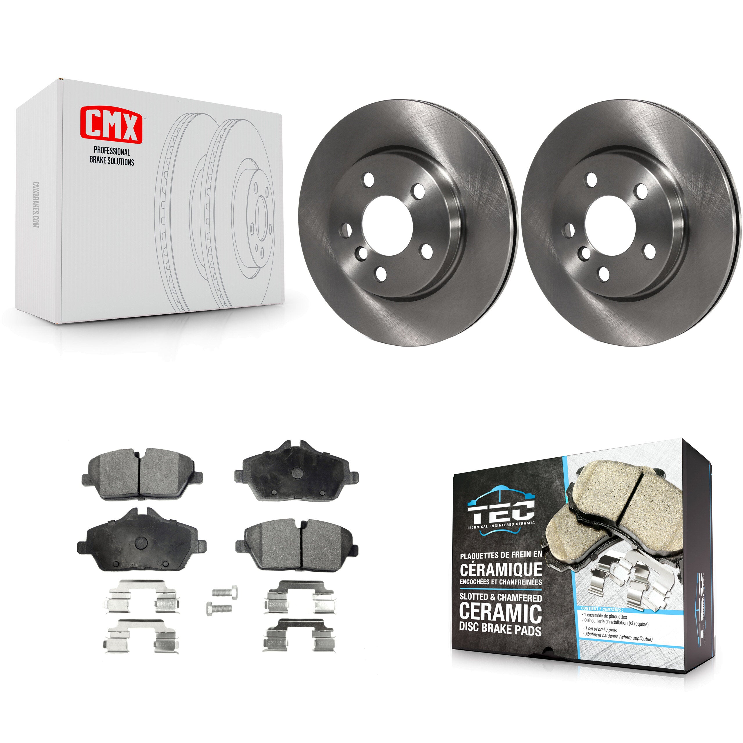 Transit Auto K8T-100694 Disc Brake Kit for 2014-2024 Mini Cooper - Front product image