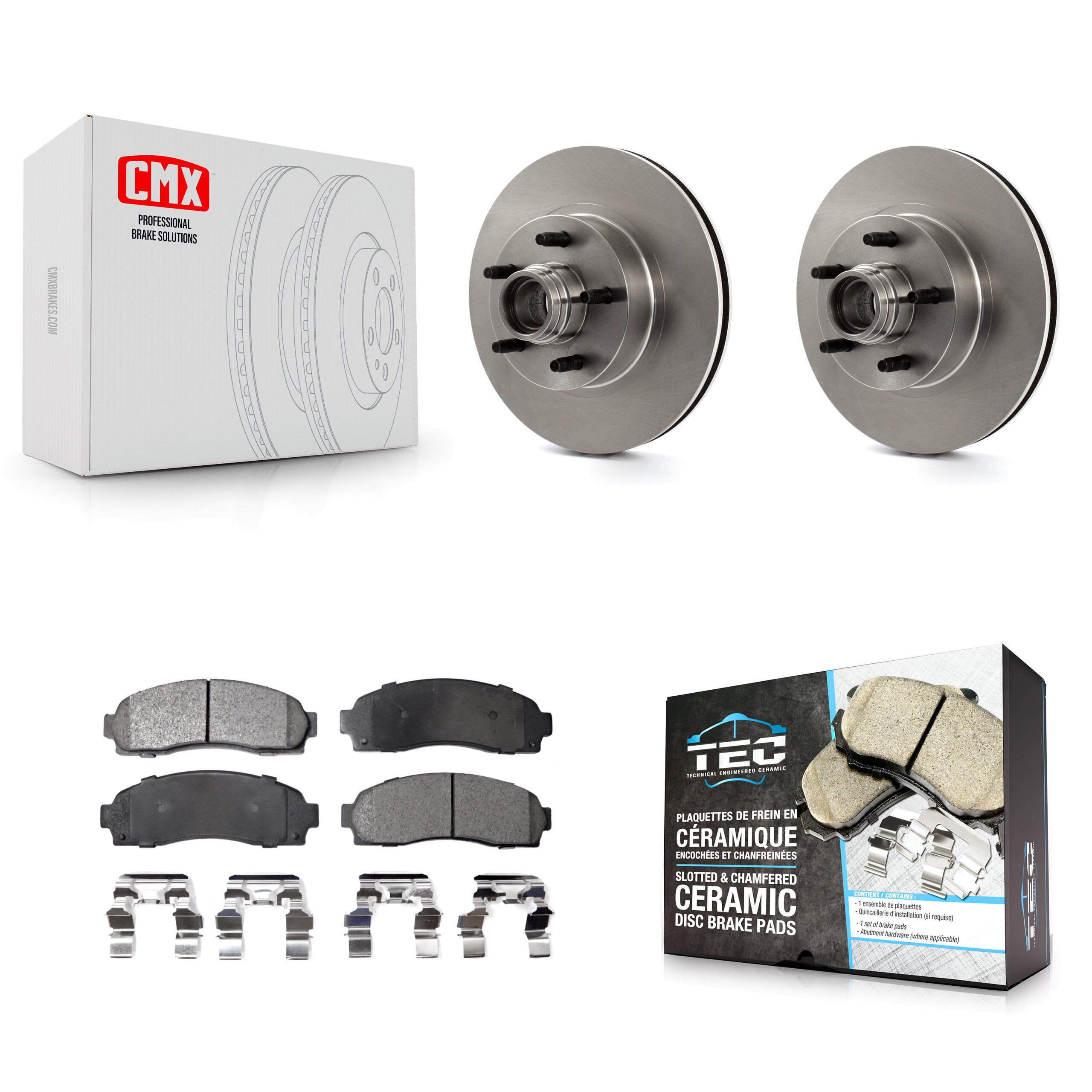 Transit Auto K8T-100729 Disc Brake Kit for 2003-2010 Ford Ranger, Mazda B2300, Mazda B3000 & more - Front product image