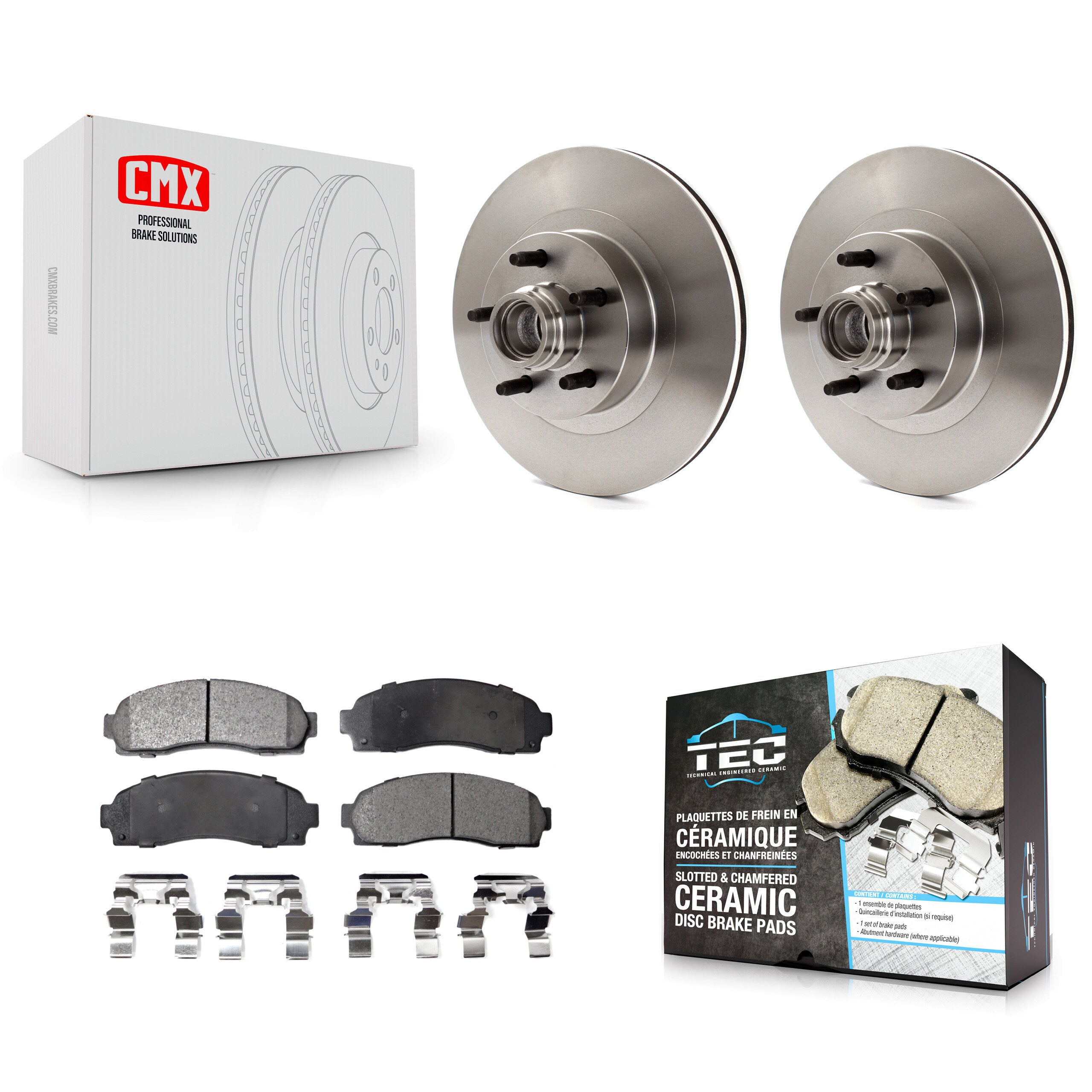 Transit Auto K8T-100741 Disc Brake Kit for 2001-2005 Ford Explorer Sport, Ford Explorer Sport Trac - Front product image
