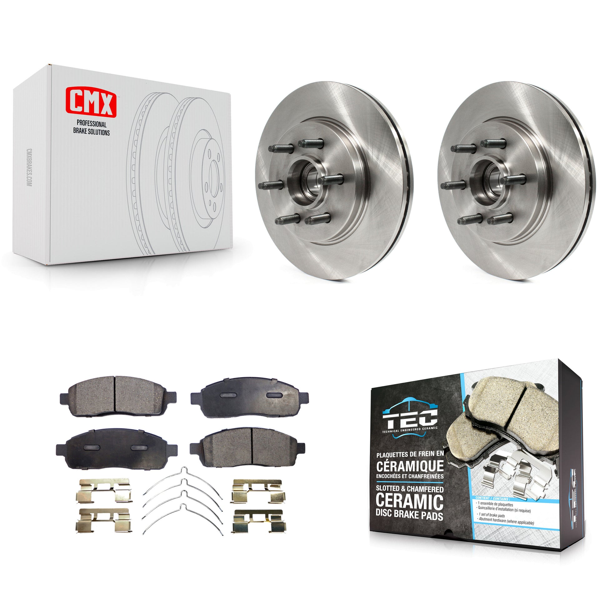 Transit Auto K8T-100742 Disc Brake Kit for 2004-2008 Lincoln Mark LT, Ford F-150 - Front product image