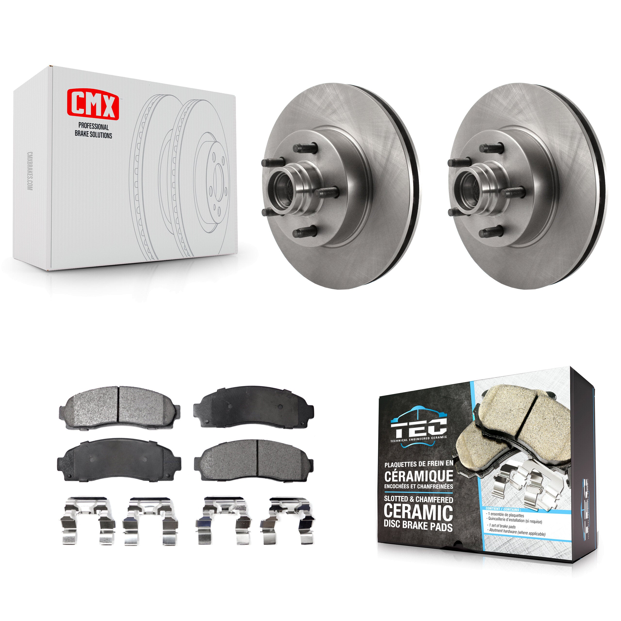 Transit Auto K8T-100758 Disc Brake Kit for 2010-2011 Ford Ranger - Front product image