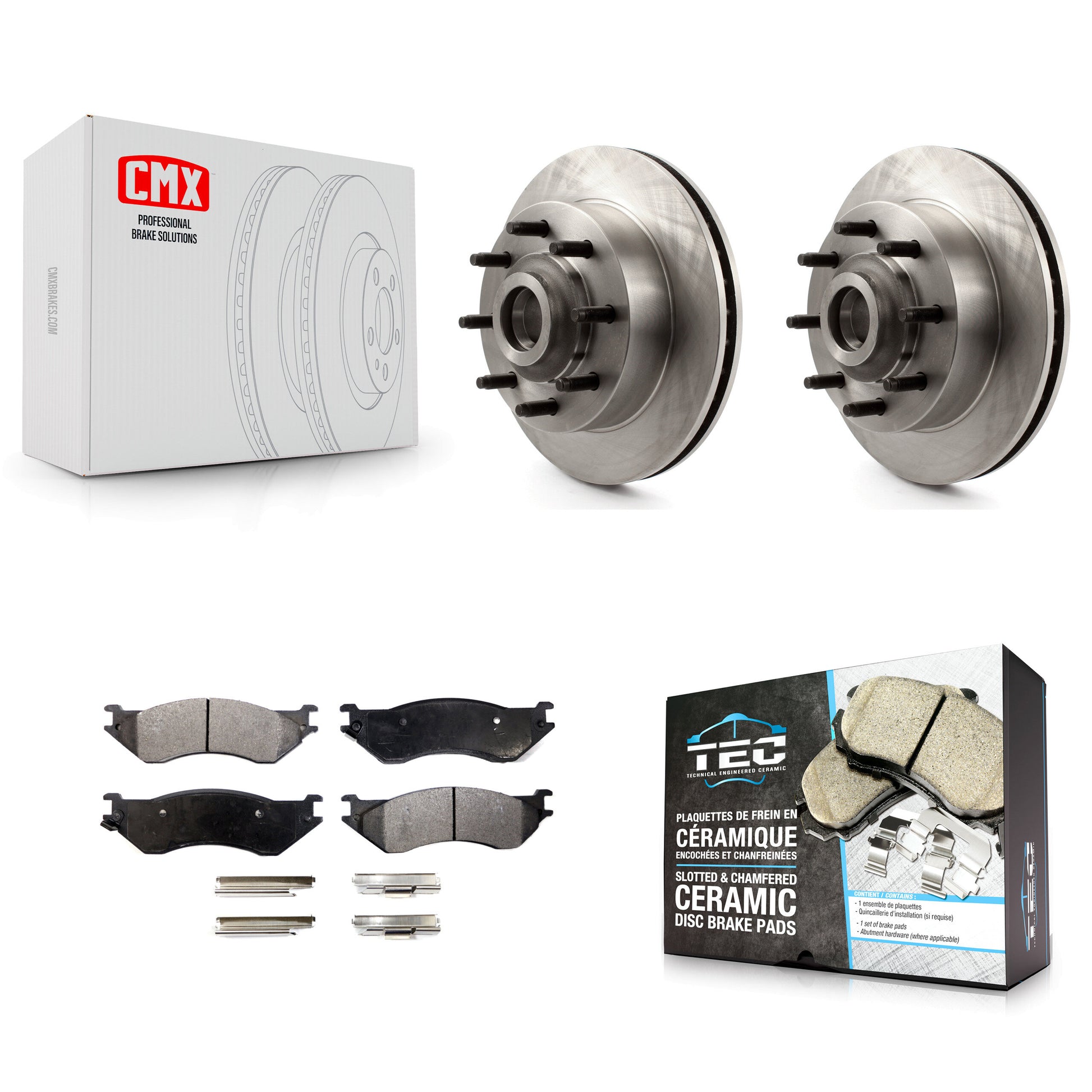 Transit Auto K8T-100763 Disc Brake Kit for 1999 Dodge Ram 1500 Van - Front product image
