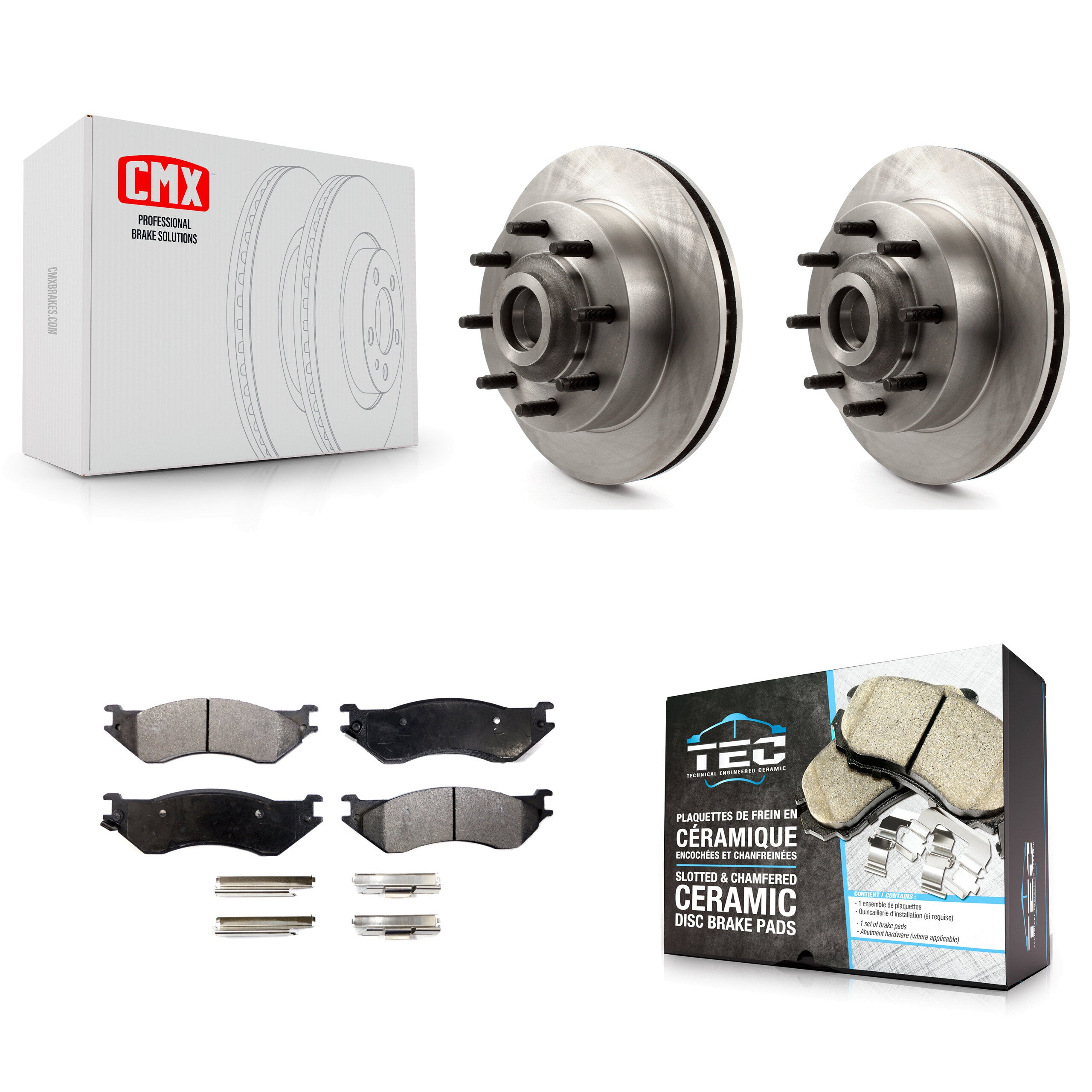 Transit Auto K8T-100763 Disc Brake Kit for 1999 Dodge Ram 1500 Van - Front product image