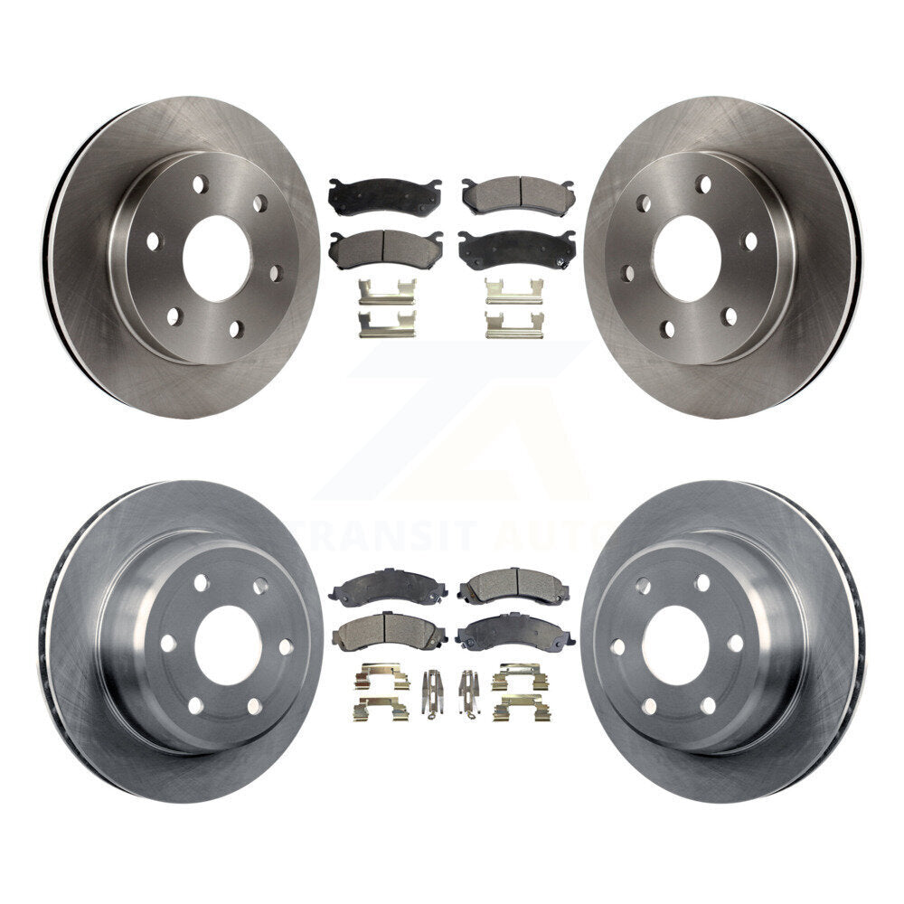 Transit Auto K8T-100781 Disc Brake Kit for 2000-2006 Chevrolet Silverado 1500, GMC Sierra 1500, Cadillac Escalade & more - Front and Rear product image