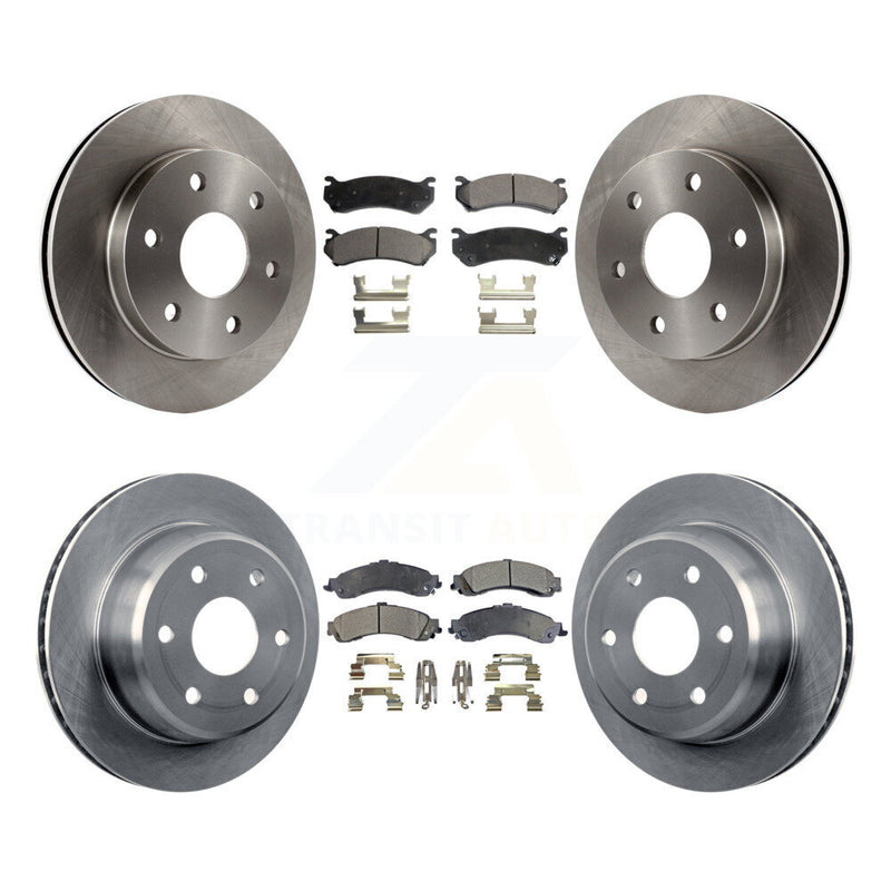 Transit Auto K8T-100781 Disc Brake Kit for 2000-2006 Chevrolet Silverado 1500, GMC Sierra 1500, Cadillac Escalade & more - Front and Rear product image
