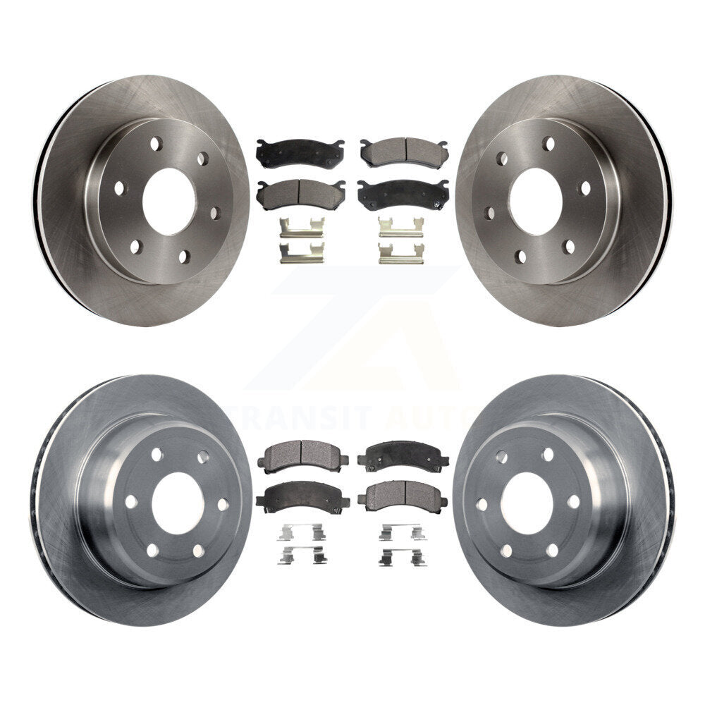 Transit Auto K8T-100782 Disc Brake Kit for 2002-2008 Cadillac Escalade, Chevrolet Avalanche 1500, Chevrolet Express 1500 & more - Front and Rear product image