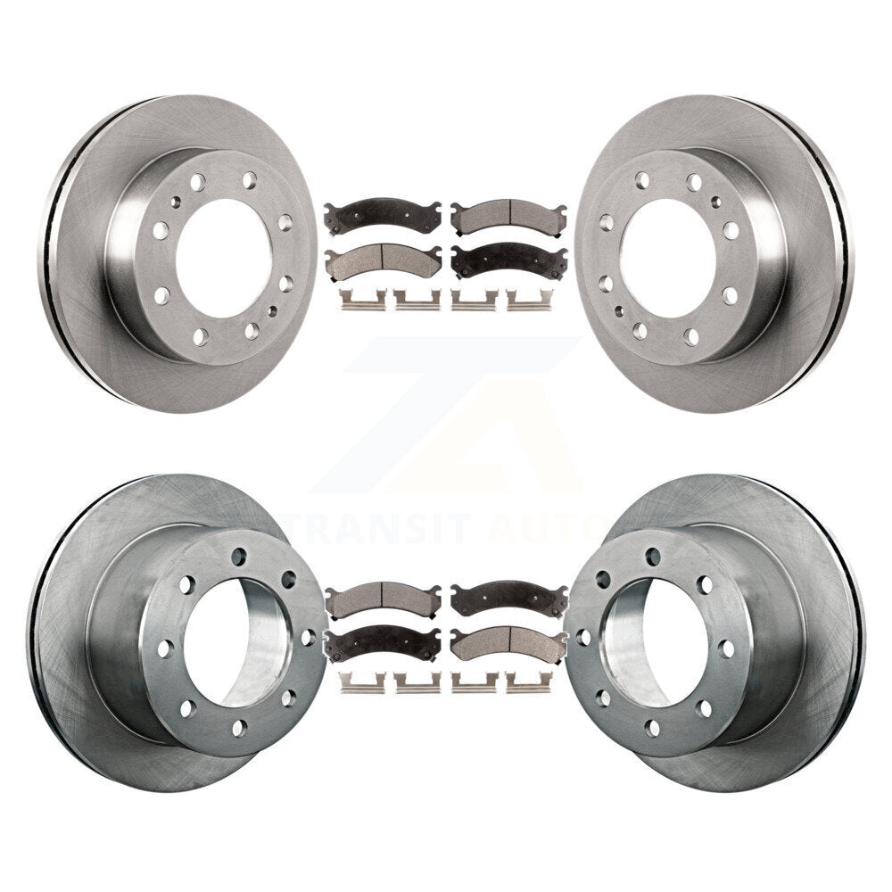 Transit Auto K8T-100792 Disc Brake Kit for 2001-2010 Chevrolet Silverado 3500 Classic, Chevrolet Silverado 3500 HD, GMC Sierra 3500 HD & more - Front and Rear product image
