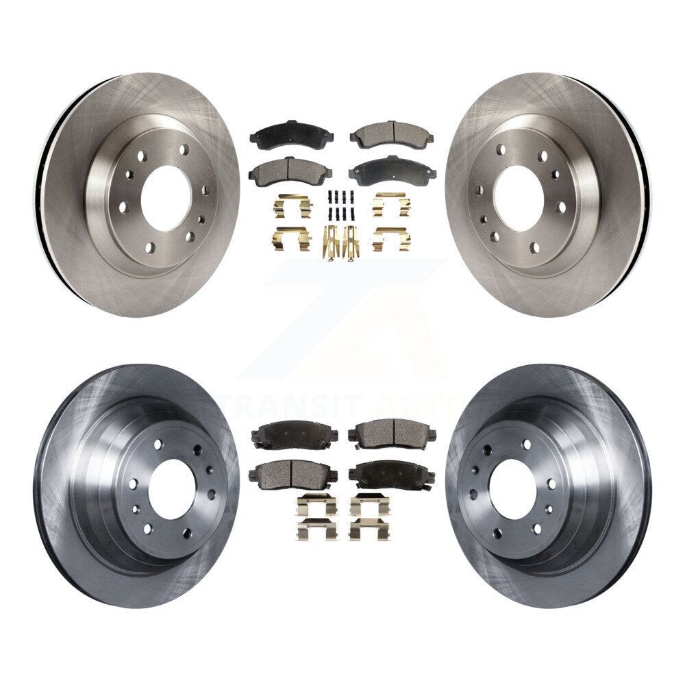Transit Auto K8T-100796 Disc Brake Kit for 2002-2005 Chevrolet Trailblazer, GMC Envoy, Buick Rainier & more - Front and Rear product image