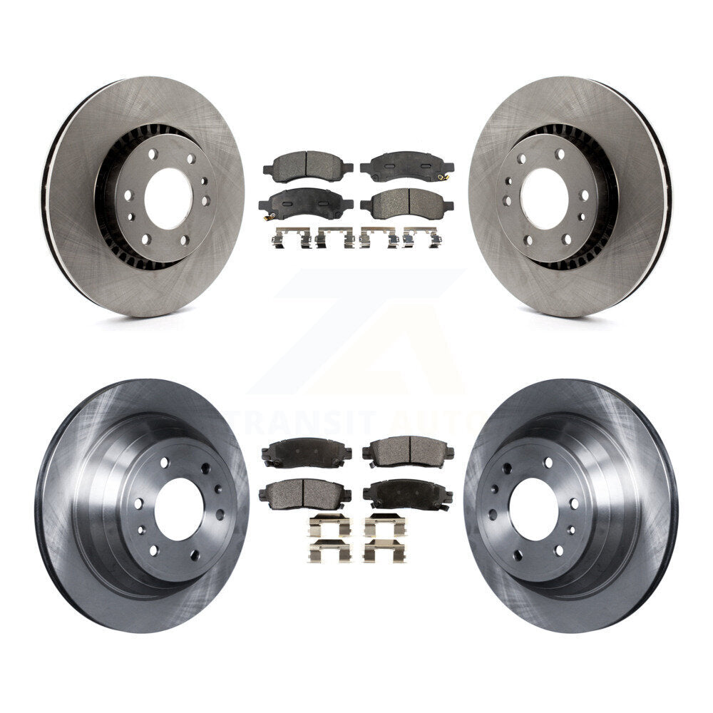 Transit Auto K8T-100797 Disc Brake Kit for 2006-2009 GMC Envoy, Saab 9-7x, Buick Rainier & more - Front and Rear product image
