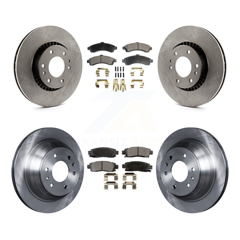 Transit Auto K8T-100798 Disc Brake Kit for 2002-2006 Isuzu Ascender, GMC Envoy, Saab 9-7x & more - Front and Rear product image