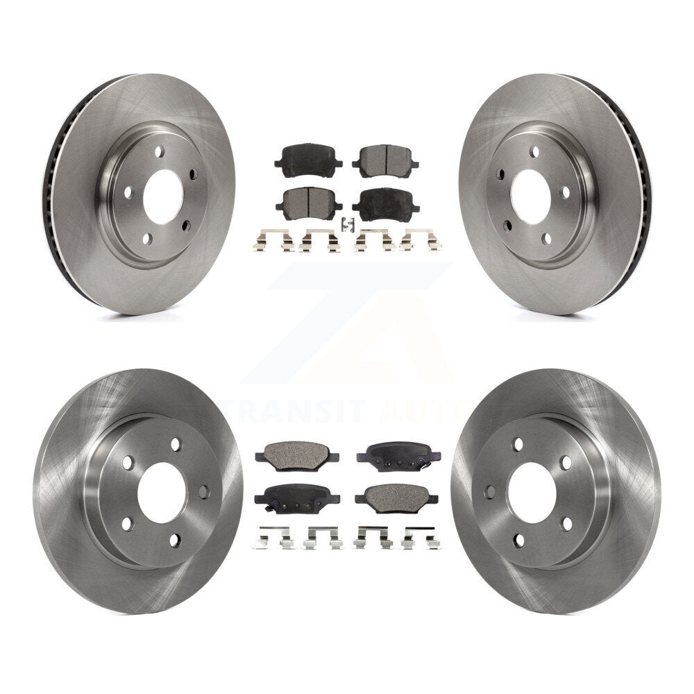 Transit Auto K8T-100806 Disc Brake Kit for 2004-2012 Chevrolet Malibu, Pontiac G5, Chevrolet Cobalt & more - Front and Rear product image