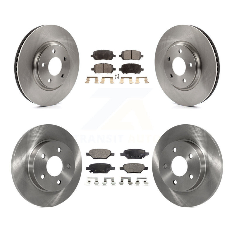Transit Auto K8T-100807 Disc Brake Kit for 2010 Pontiac G5 - Front and Rear product image