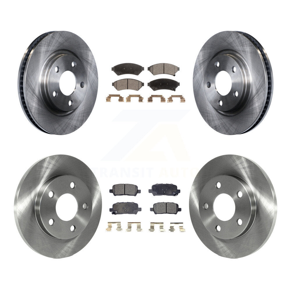 Transit Auto K8T-100808 Disc Brake Kit for 2004-2009 Buick Allure, Buick LaCrosse, Pontiac Grand Prix - Front and Rear product image