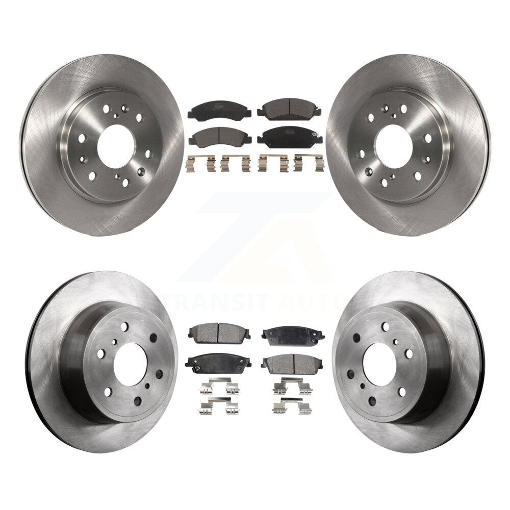Transit Auto K8T-100820 Disc Brake Kit for 2008-2014 Chevrolet Silverado 1500, Chevrolet Tahoe, Cadillac Escalade & more - Front and Rear product image