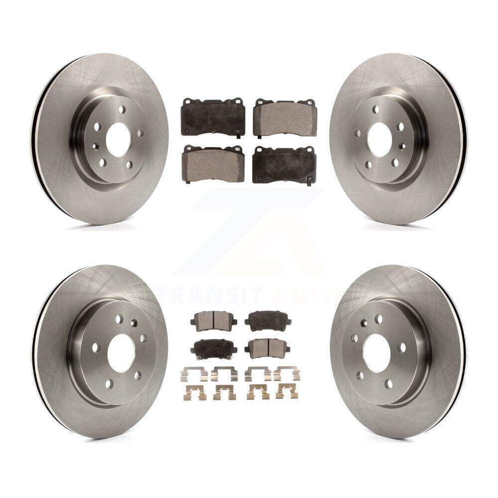 Transit Auto K8T-100843 Disc Brake Kit for 2013-2019 Cadillac XTS - Front and Rear product image