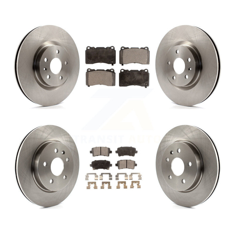Transit Auto K8T-100843 Disc Brake Kit for 2013-2019 Cadillac XTS - Front and Rear product image