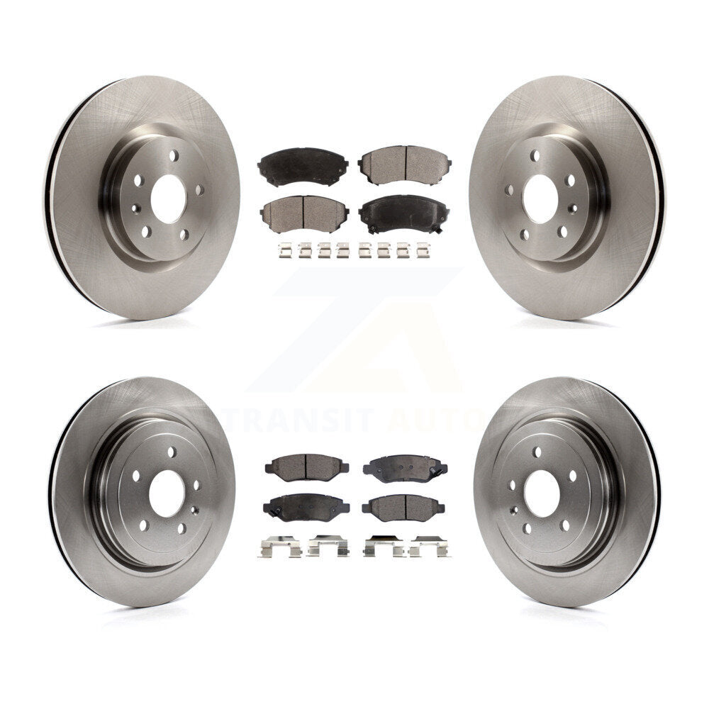 Transit Auto K8T-100847 Disc Brake Kit for 2008-2014 Cadillac CTS - Front and Rear product image
