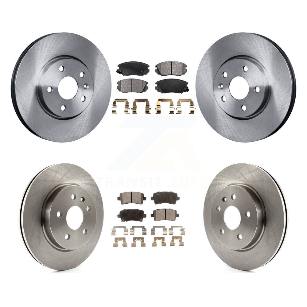 Transit Auto K8T-100863 Disc Brake Kit for 2010-2020 Chevrolet Malibu Limited, Chevrolet Impala, Chevrolet Malibu & more - Front and Rear product image