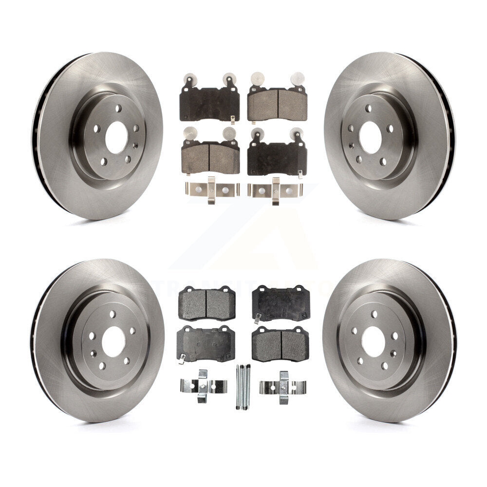 Transit Auto K8T-100866 Disc Brake Kit for 2010-2015 Chevrolet Camaro - Front and Rear product image