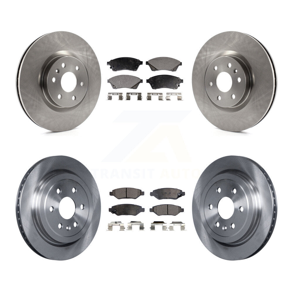 Transit Auto K8T-100867 Disc Brake Kit for 2010-2016 Saab 9-4X, Cadillac SRX - Front and Rear product image