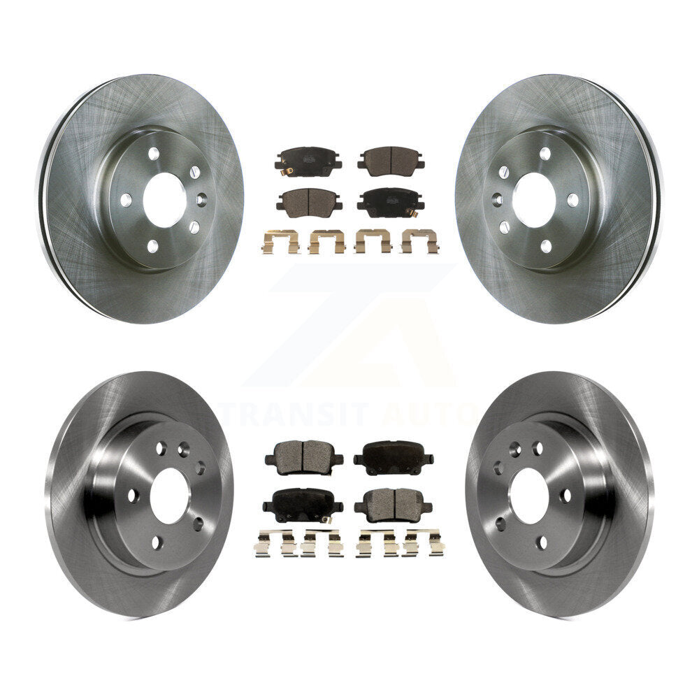 Transit Auto K8T-100870 Disc Brake Kit for 2016 Chevrolet Cruze - Front and Rear product image