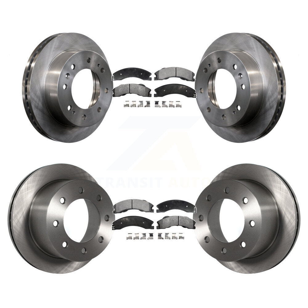 Transit Auto K8T-100876 Disc Brake Kit for 2011-2019 Chevrolet Silverado 3500 HD, GMC Sierra 3500 HD - Front and Rear product image