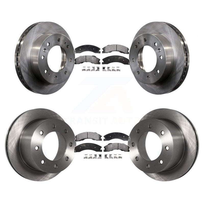 Transit Auto K8T-100876 Disc Brake Kit for 2011-2019 Chevrolet Silverado 3500 HD, GMC Sierra 3500 HD - Front and Rear product image