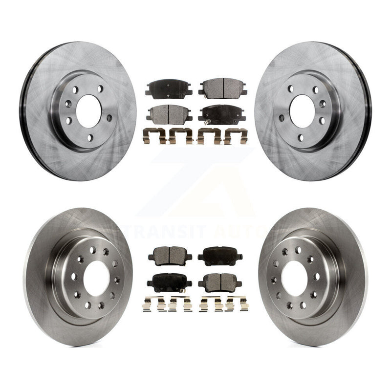 Transit Auto K8T-100878 Disc Brake Kit for 2016-2020 Chevrolet Equinox, GMC Terrain, Buick LaCrosse & more - Front and Rear product image