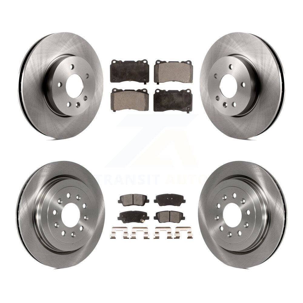 Transit Auto K8T-100881 Disc Brake Kit for 2013-2015 Cadillac ATS - Front and Rear product image
