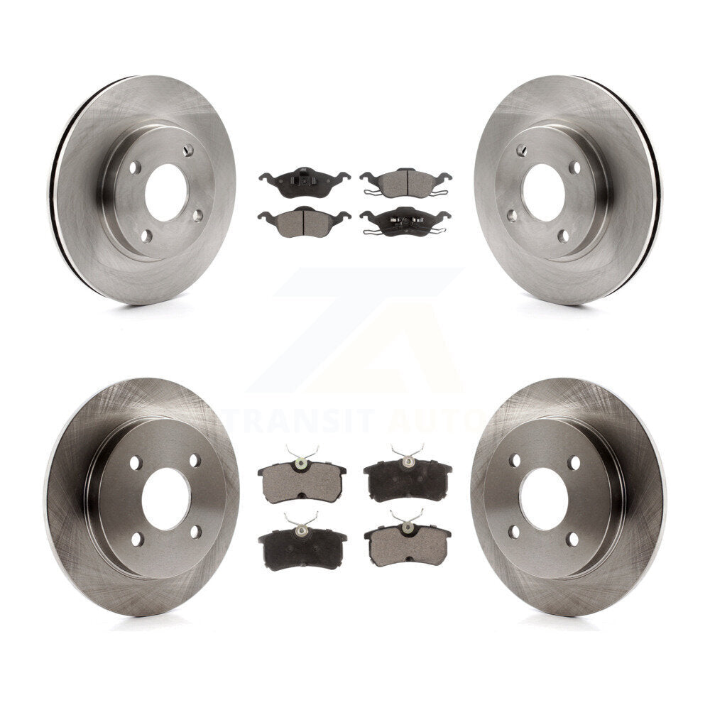 Transit Auto K8T-100903 Disc Brake Kit for 2000-2004 Ford Focus - Front and Rear product image