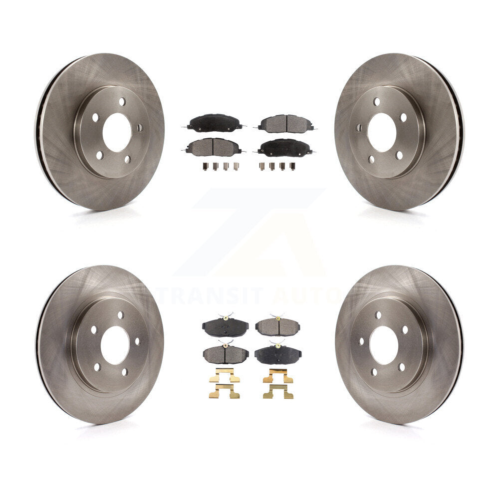 Transit Auto K8T-100936 Disc Brake Kit for 2005-2010 Ford Mustang - Front and Rear product image