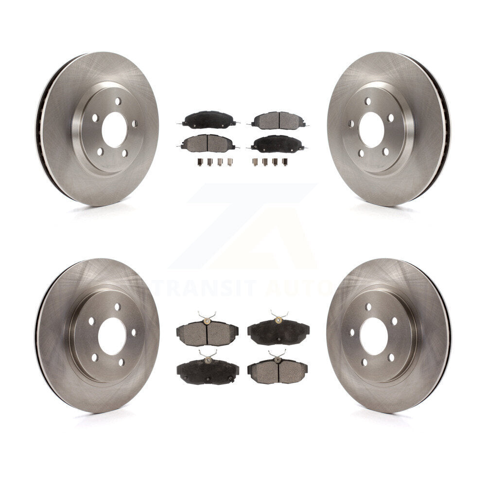 Transit Auto K8T-100939 Disc Brake Kit for 2011-2014 Ford Mustang - Front and Rear product image