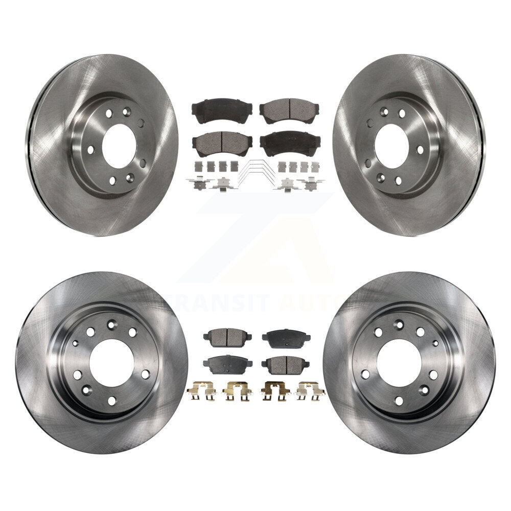 Transit Auto K8T-100945 Disc Brake Kit for 2006-2013 Mazda 6, Lincoln MKZ, Ford Fusion & more - Front and Rear product image