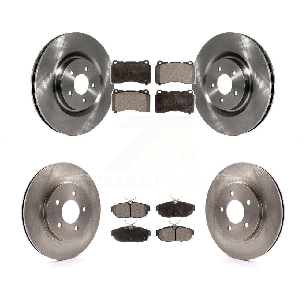 Transit Auto K8T-100948 Disc Brake Kit for 2011-2013 Ford Mustang - Front and Rear product image