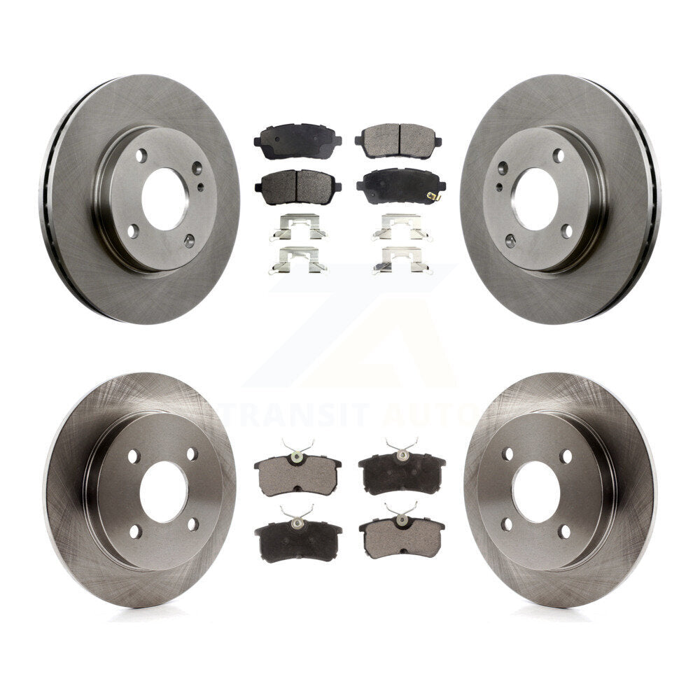 Transit Auto K8T-100969 Disc Brake Kit for 2014-2019 Ford Fiesta - Front and Rear product image