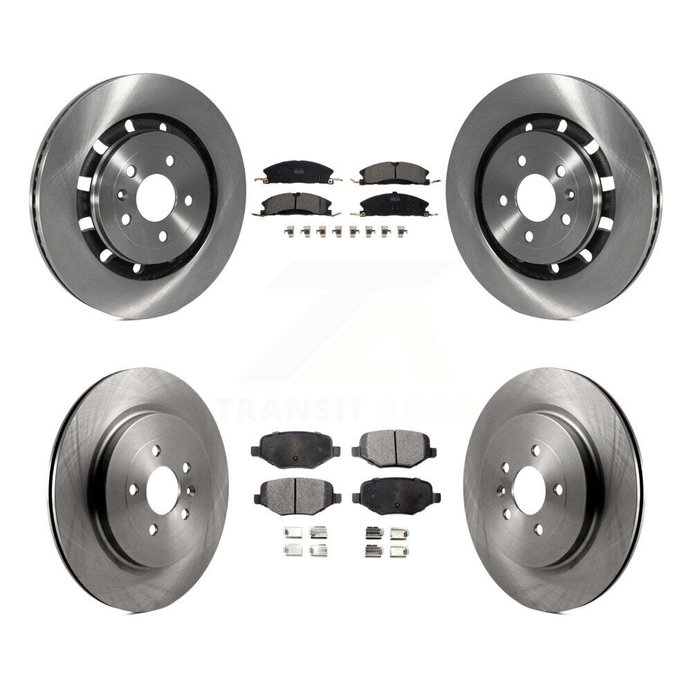 Transit Auto K8T-100973 Disc Brake Kit for 2012-2019 Ford Taurus, Lincoln MKT, Ford Explorer & more - Front and Rear product image