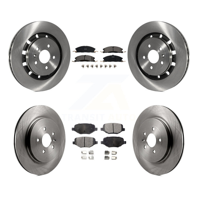Transit Auto K8T-100973 Disc Brake Kit for 2012-2019 Ford Taurus, Lincoln MKT, Ford Explorer & more - Front and Rear product image