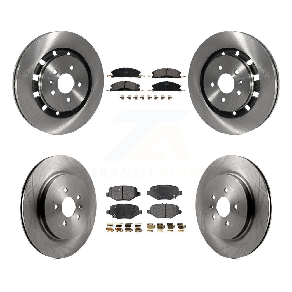 Transit Auto K8T-100974 Disc Brake Kit for 2012-2019 Ford Taurus, Ford Explorer, Ford Special Service Police Sedan & more - Front and Rear product image