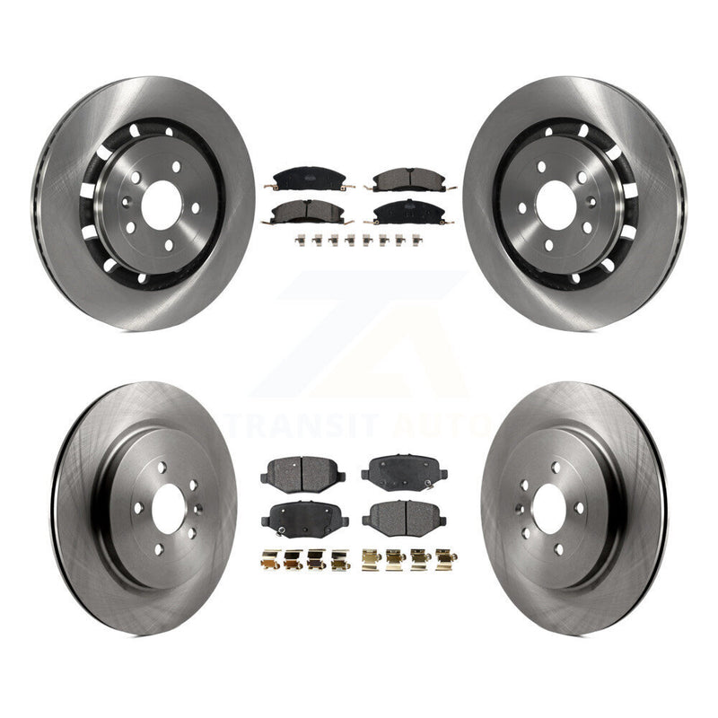 Transit Auto K8T-100974 Disc Brake Kit for 2012-2019 Ford Taurus, Ford Explorer, Ford Special Service Police Sedan & more - Front and Rear product image