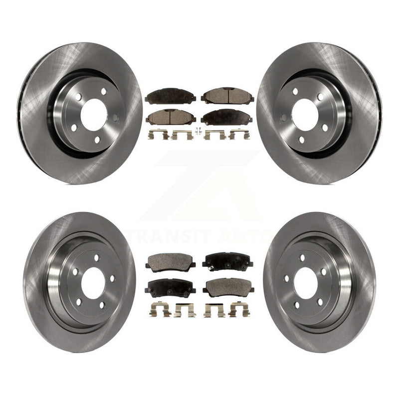 Transit Auto K8T-100981 Disc Brake Kit for 2015-2017 Ford Mustang - Front and Rear product image