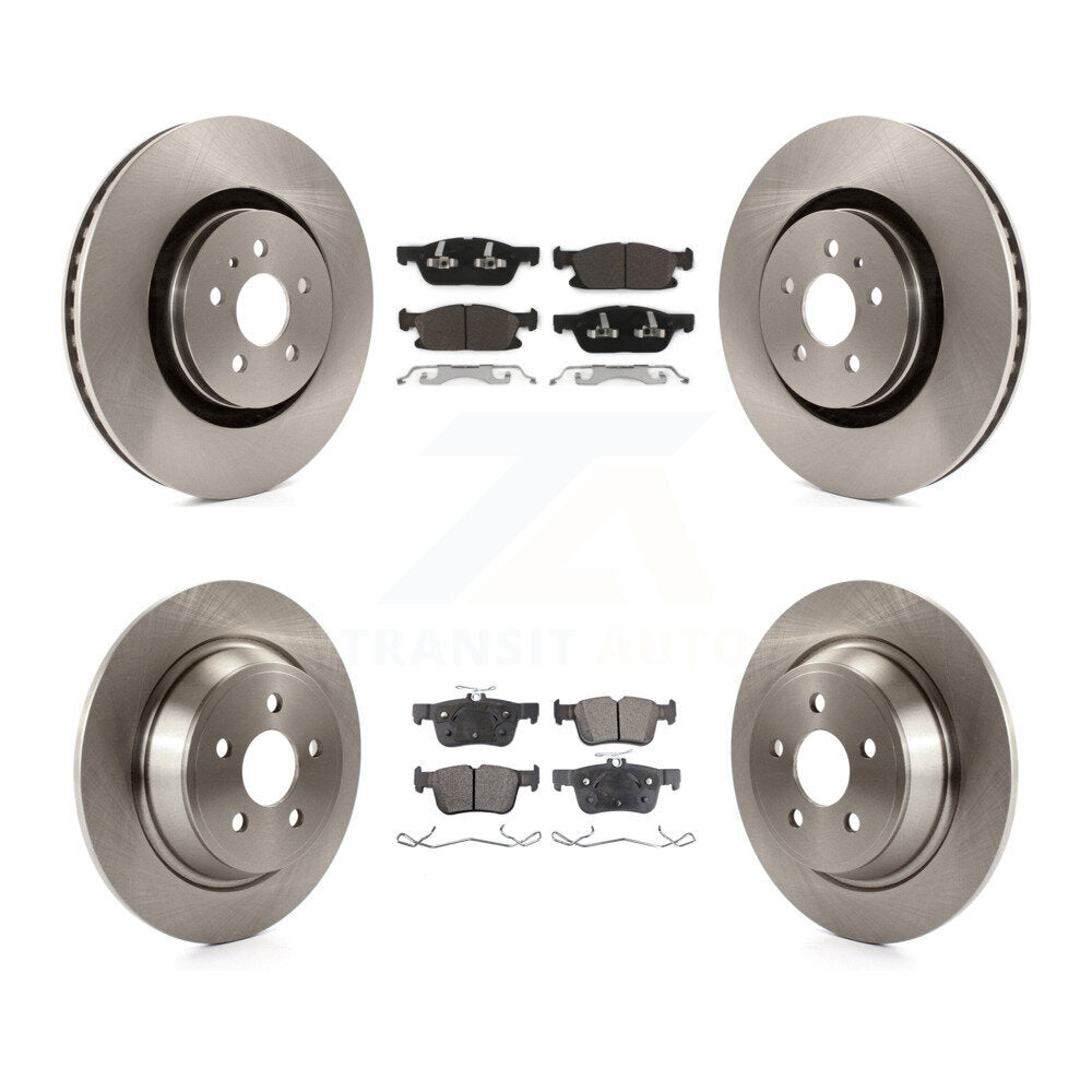 Transit Auto K8T-100987 Disc Brake Kit for 2015-2023 Ford Edge, Lincoln Nautilus, Lincoln MKX - Front and Rear product image