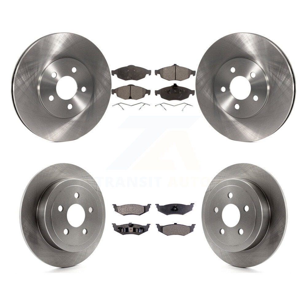 Transit Auto K8T-100995 Disc Brake Kit for 2001-2005 Chrysler Sebring, Dodge Stratus - Front and Rear product image